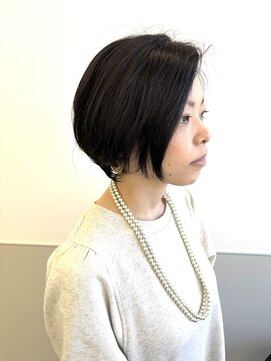 ゴウトゥデイシェアサロン 町田店(GO TODAY SHAiRE SALON) 黒髪ショートボブ