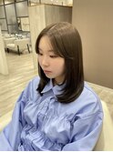 【Regarita】透明感ベージュ×低めレイヤー20代◎30代◎40代◎