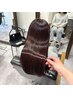 美髪縮毛矯正+透明感カラー+COTAプレミアムトリートメント ￥19,800
