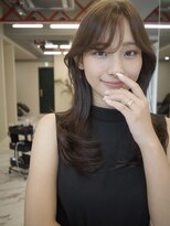 ヌヌ 渋谷 原宿 明治神宮前(nunu)&nbsp;レイヤーカットウルフカットボブグレージュオリーブべージュ
