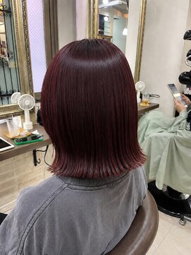 ヘアーアンドメイク シークタチカワ 立川店(Hair&Make Seek) 【兒玉】大人の艶ボルドーカラー×外ハネボブ