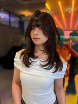 ロンドルーチェ 心斎橋(Lond luce)&nbsp;グレージュ×ハッシュカット［髪質改善/縮毛矯正/レイヤー］