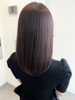 アメイロ(ame/iro)&nbsp;ツヤ感アップ！スモーキーバイオレットカラー♪ミディアム