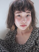 コス(kos) ドライなクセ感パーマ*インナーカラー*モーヴアッシュ