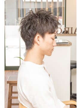 ヘアージャンティ(HAIR GENTIL) メンズ ショート 【 ソフト刈上げ × 無造作 】