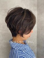 アフロート ショウナン(AFLOAT SHONAN) 動きがあるショートボブ{湘南/藤沢}