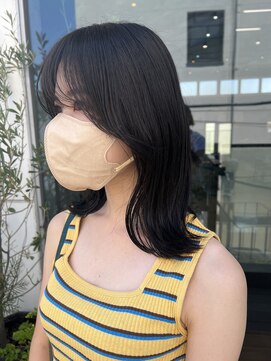 マザー(MOTHER) くびれミディアム×透明感艶カラー