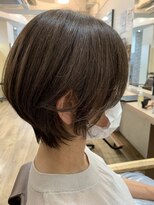 ヘア セフィール 八千代中央店(hair C'feel) 『Cfeel/藤田』大人ショート　アッシュベージュ