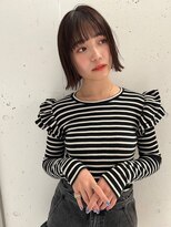 ガリカ(Gallica kinshicho)&nbsp;【竹之内蔵人】ぱっつんボブ/外ハネボブ/透明感地毛風カラー