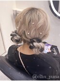 ツインおだんご【クランソア】ヘアセット/ヘアメ/心斎橋