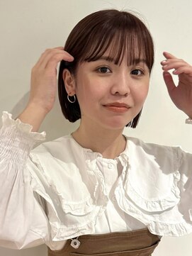 ローネス(LONESS) ストンと落ちる！まるくならないぷつっとボブ◎