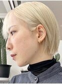white beige [新宿駅/切りっぱなしボブ/エアリーロング]