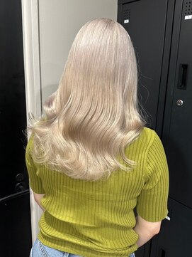 ベレーザ 渋谷(BELEZA) 7864ブロンドミルクティーアッシュハイトーンカラーワンホンヘア