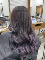 アジールヘア 北千住駅西口店(agir hair) グラデーションラベンダーカラー 韓国スタイル 北千住