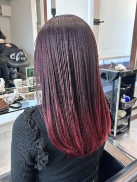 ハーツ(Heart's) ピンクレッドグラデーション