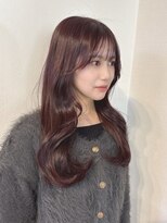 アンニュ(annuy)&nbsp;Instagram/annuy__o0 顔まわりカット/ベージュカラー／韓国巻き