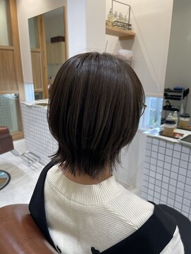 ファスナーグランデ(fustener grande) レイヤーボブ×マットブラウン