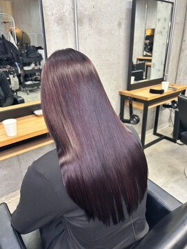 ジゼル 中津大分(GiseL) ピンクパープル　艶カラーブリーチカラートリートメント