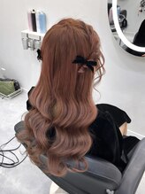 クラン 北新地店(Clan) ねじりハーフツイン/北新地ヘアセット