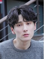 レタッチ バイ フィフス 天神大名(RETOUCH by fifth)&nbsp;福岡天神ゆるめシャドウパーマメンズマッシュウルフカット緩め