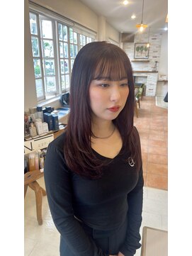 トップヘアー 池の内店(TOP HAIR) カシスピンク×ロングレイヤー