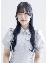 ガレットウメダ(GALETTE UMEDA) #ブルーブラック #ポイントヘアアレンジ