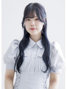 ガレットウメダ(GALETTE UMEDA) #ブルーブラック #ポイントヘアアレンジ