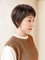 マリブ Malibu&nbsp;【50代のショート】ダークアッシュ＆柔らかラウンドシルエット