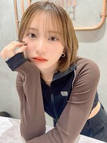 ロンド ロワール 門前仲町(Lond Loire)&nbsp;暗めカラーグランマッシュデザインカラーフェイスフレーミング