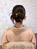 サロンドプランセス(SALON DE PRINCESSE)&nbsp;訪問着着付+カチモリシニヨン