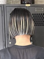 ヲタク(wotaku.) プレイングカラーアンブレラカラーインナーカラー裾カラーボブ