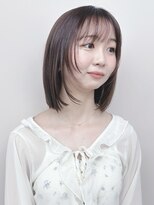 モリオ(morio) ミディアムボブ小顔ボブ軽めボブ内巻きボブぱっつんボブ姫カット