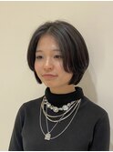 丸みミニボブってかわいい◎