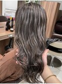大人レイヤーカット白髪ぼかし脱白髪染め40代50代60代