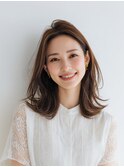 レイヤーカット/イメチェン/外ハネボブ/美髪/ワイドバング/髪型