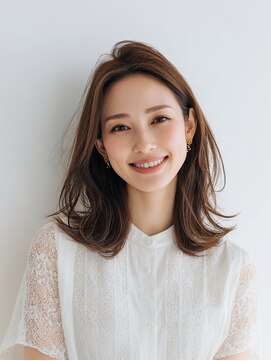 e.m.a プレミアムビューティーサロン 栄駅店(e.m.a PREMIUM BEAUTY SALON) レイヤーカット/イメチェン/外ハネボブ/美髪/ワイドバング/髪型