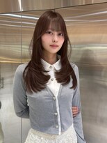 シー バイ ロンド 新宿(Sea by Lond)&nbsp;コーラルブラウン×ハイレイヤーカット
