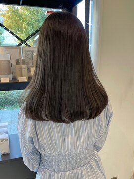 フレイムス ヘアアンドリラックス 吉川店(Frames hair&relax) 赤味を抑えたオリーブ