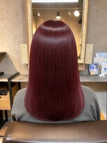 ヘアーアンドメイク シャローム(Hair & Make Shalom)&nbsp;艶感チェリーレッド