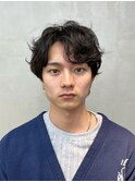 メンズナチュラルパーママッシュソフトパーマ毛先パーマ