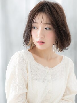 ドクターズ サロン ラブ(Dr's Salon LAB) ミルフィーユカラーハイライトふわこなれボブu古河10代20代30代