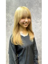 ザ ラブズ ラフズ ヘアー 本店(the loves laughs hair)&nbsp;ブロンド×レイヤーカット