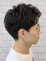 グレイスフルバーバー 赤坂見附店 大人のニュアンスパーマ×爽やかショート