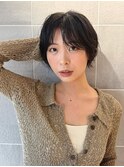 抜け感コンパクトショート|シースルーバング