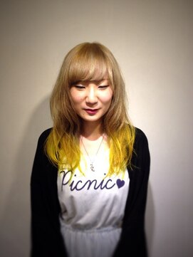 プランクスター(prankster) [prankster]毛先キイロのハイトーンカラー