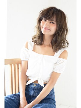 アース 市川店(HAIR & MAKE EARTH) ナチュラルセクシーセミディ【EARTH市川】