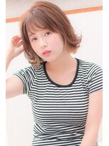 オアグッド(or good) カジュアルハイライト外ハネフレンチボブ似合わせカット