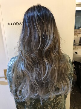 エイト ヘアサロン 渋谷本店(EIGHT) ホワイトベージュバレイヤージュ