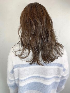 セシルヘアー 広島駅前店(Cecil hair) ミントアッシュグレージュグラデーションカラー