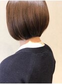 ボブ　艶　リタッチ　白髪染め　グラボブ